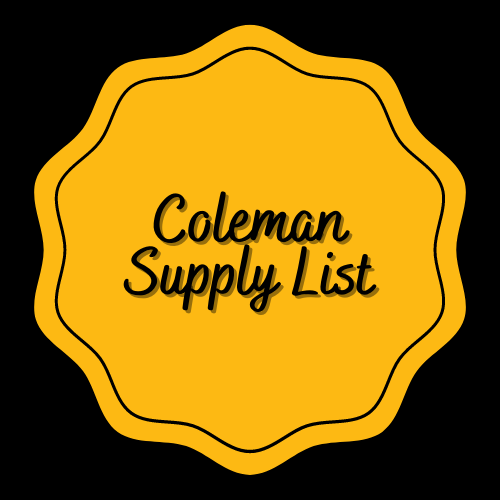 Coleman Supply List
