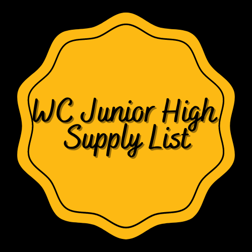 WC Junior High Supply List