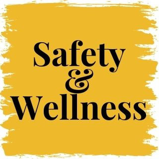 safety and wellness button