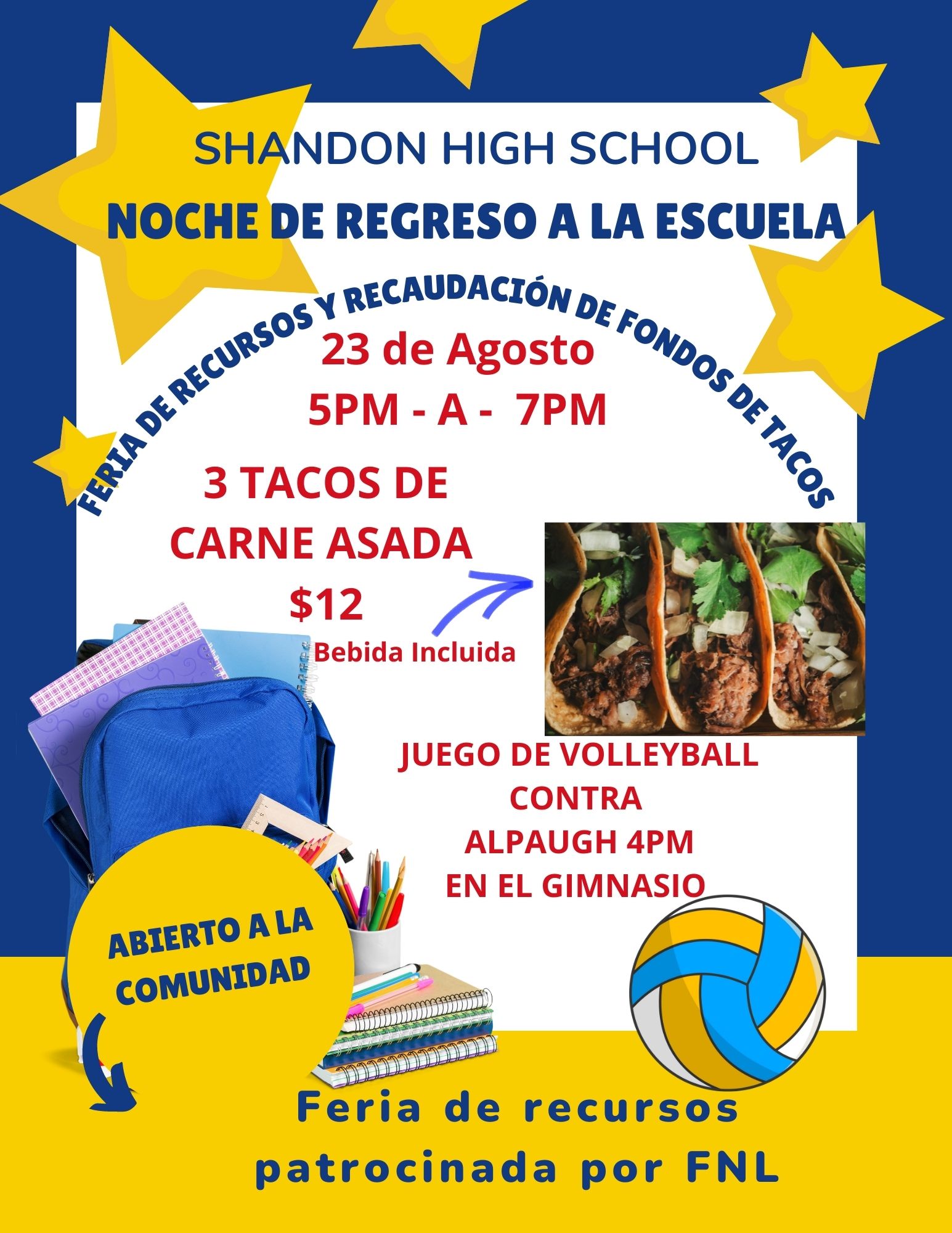 Taco Fundraiser