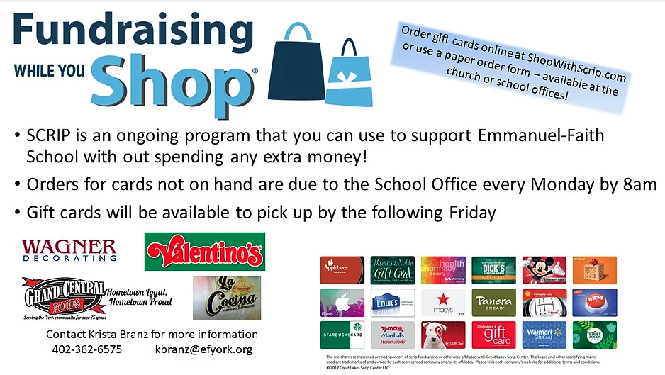 Fundraising while you shop