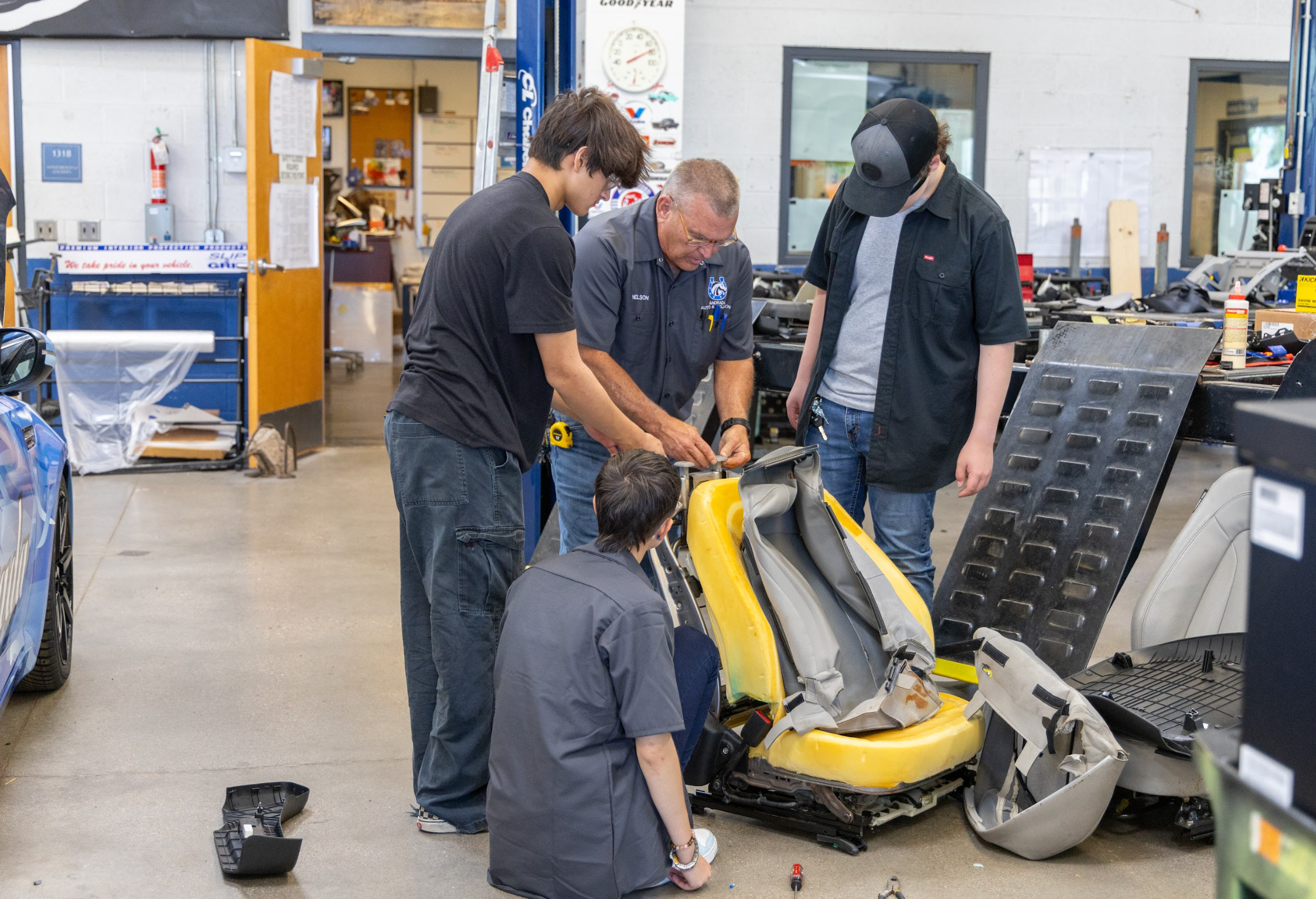 Automotive Technology CTE students