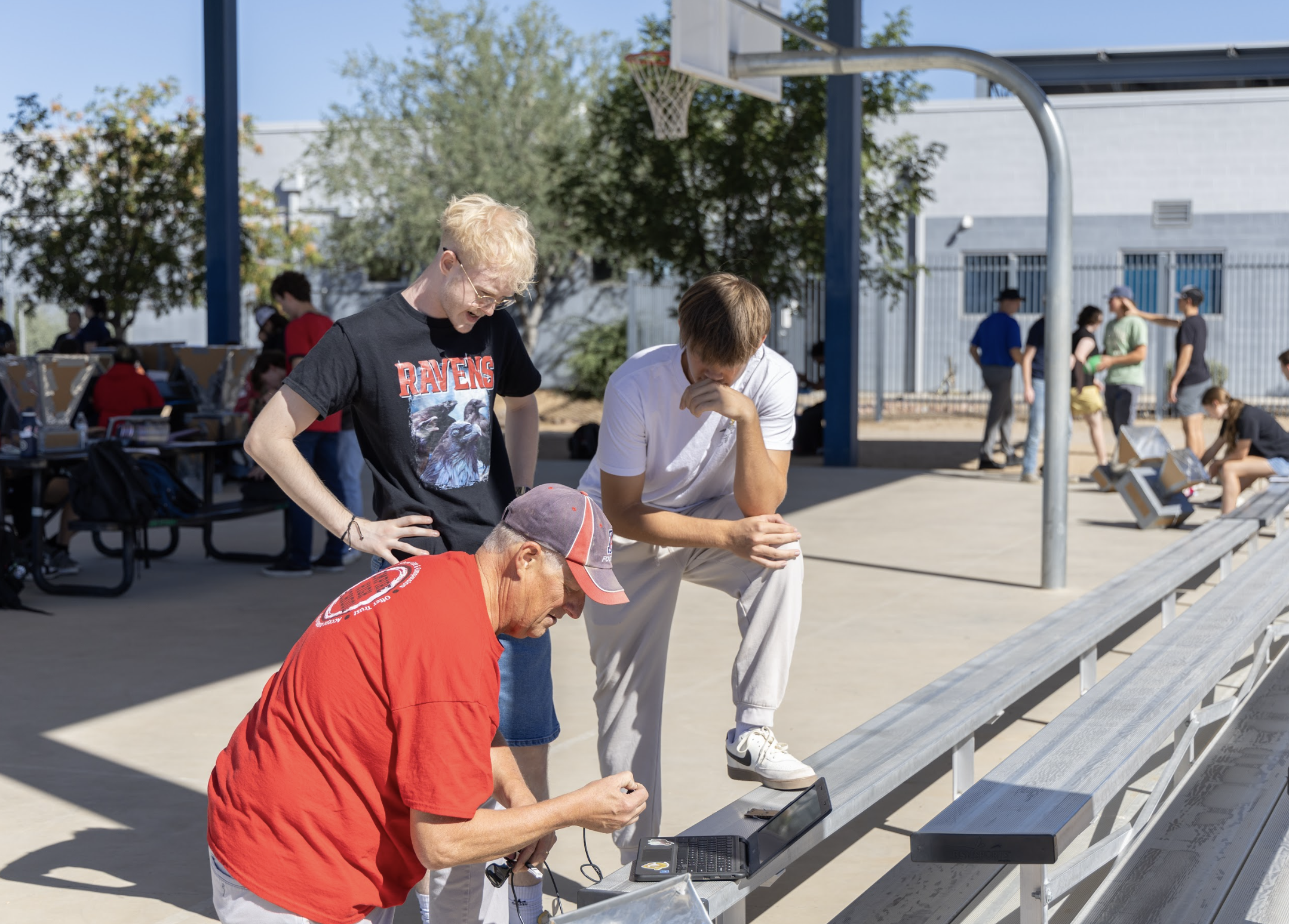 Empire CTE Engineering students working with their Teacher