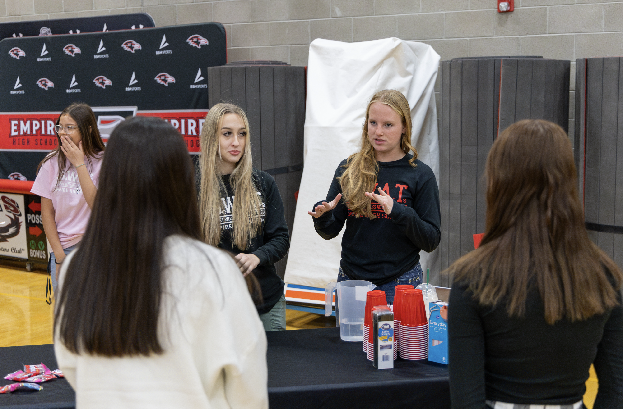 SWAT Students giving a presentation