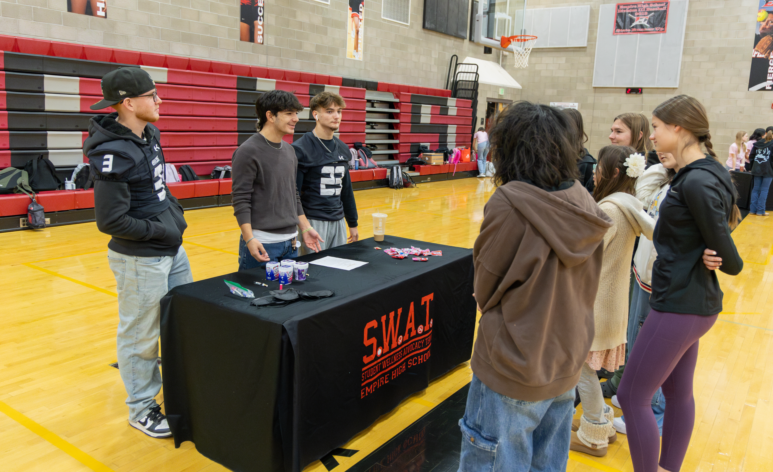 SWAT Students giving a presentation