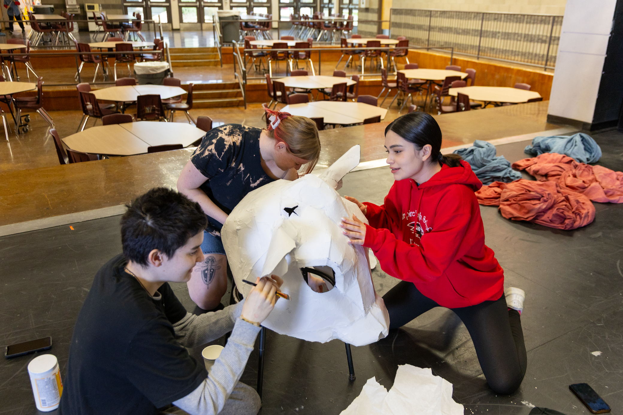 Tech Theater students
