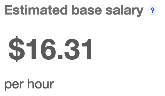 STAGE HAND base salary