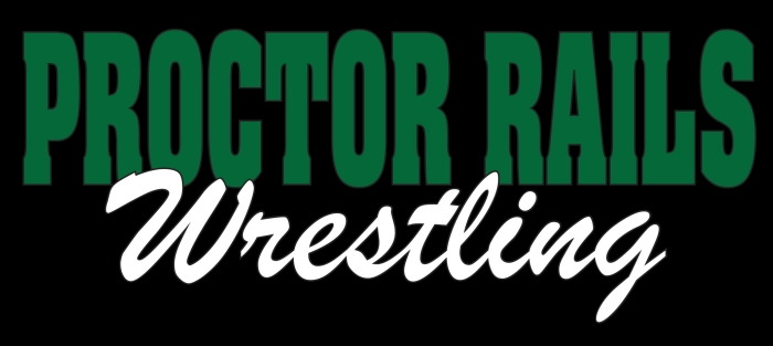 rails wrestling text logo