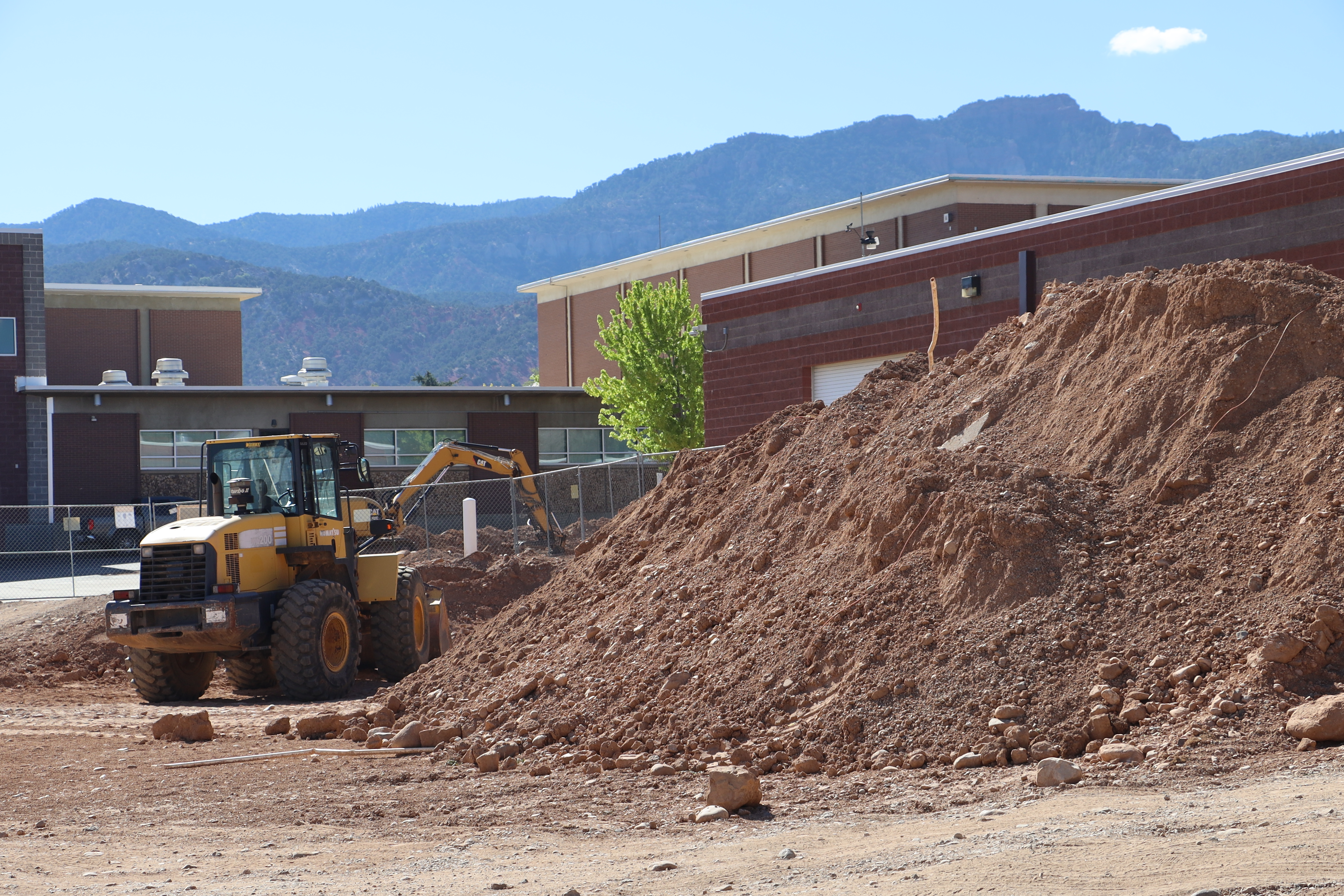 Prepping the space for the multi-use building