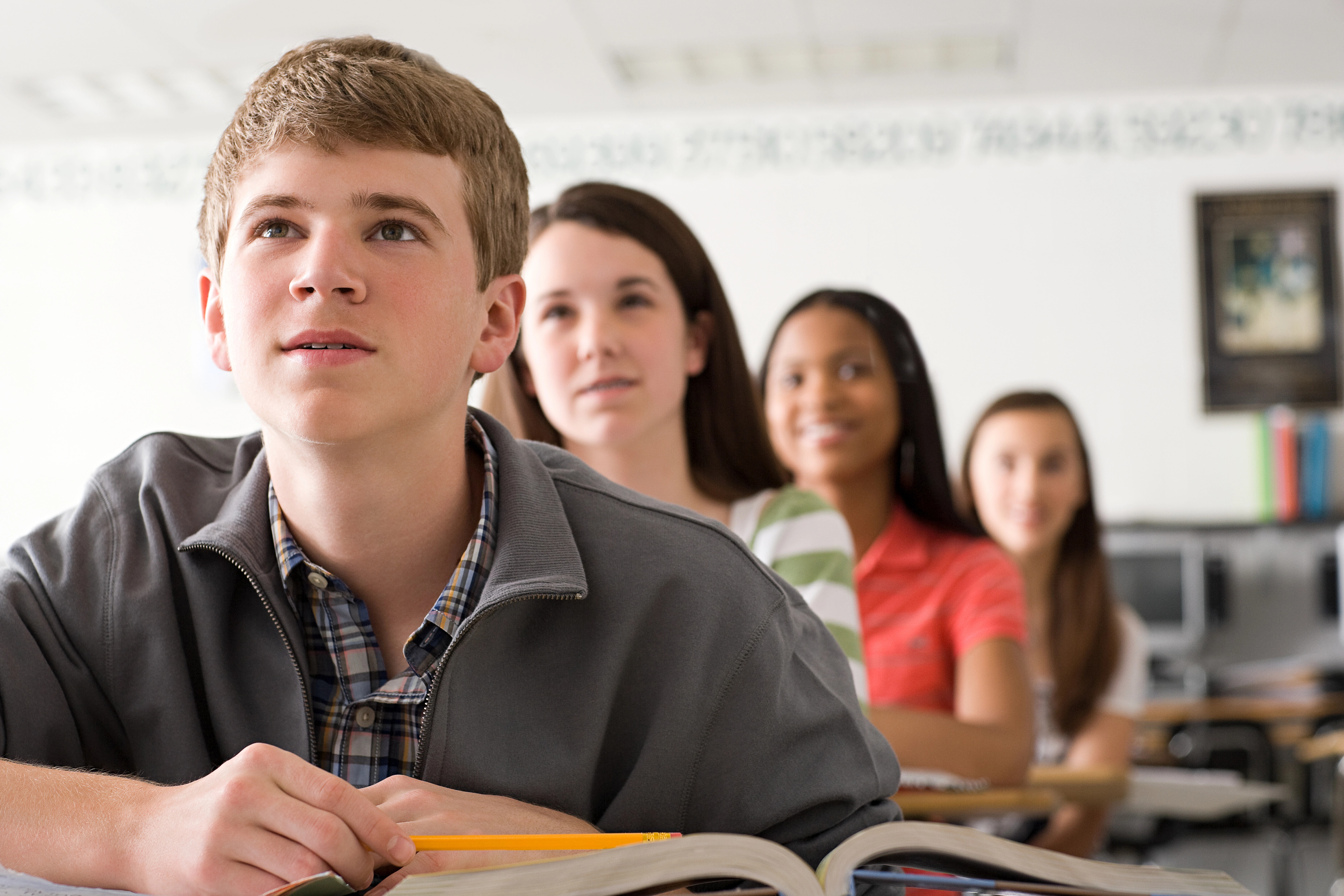 students in a classroom