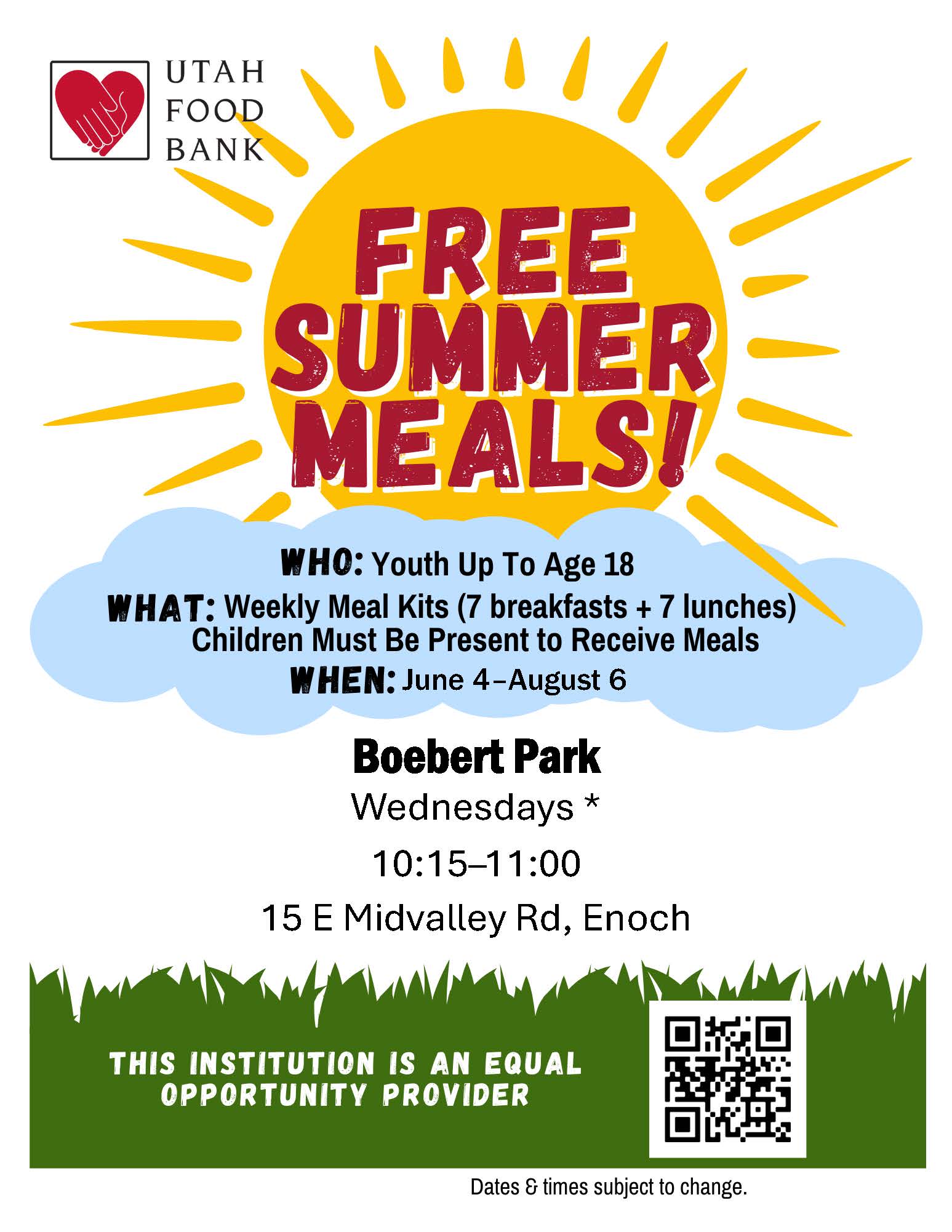 Enoch summer lunch flyer