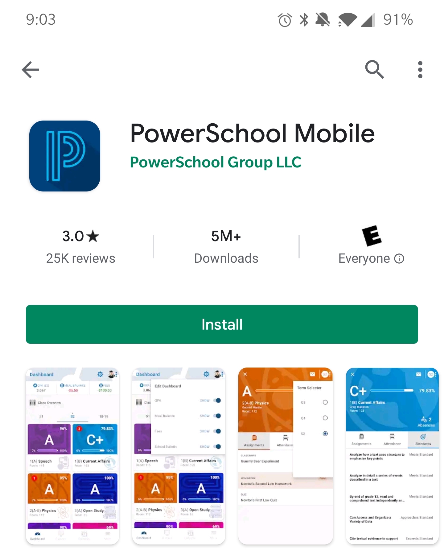 Play Store app