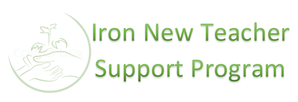 Iron new teacher support program logo