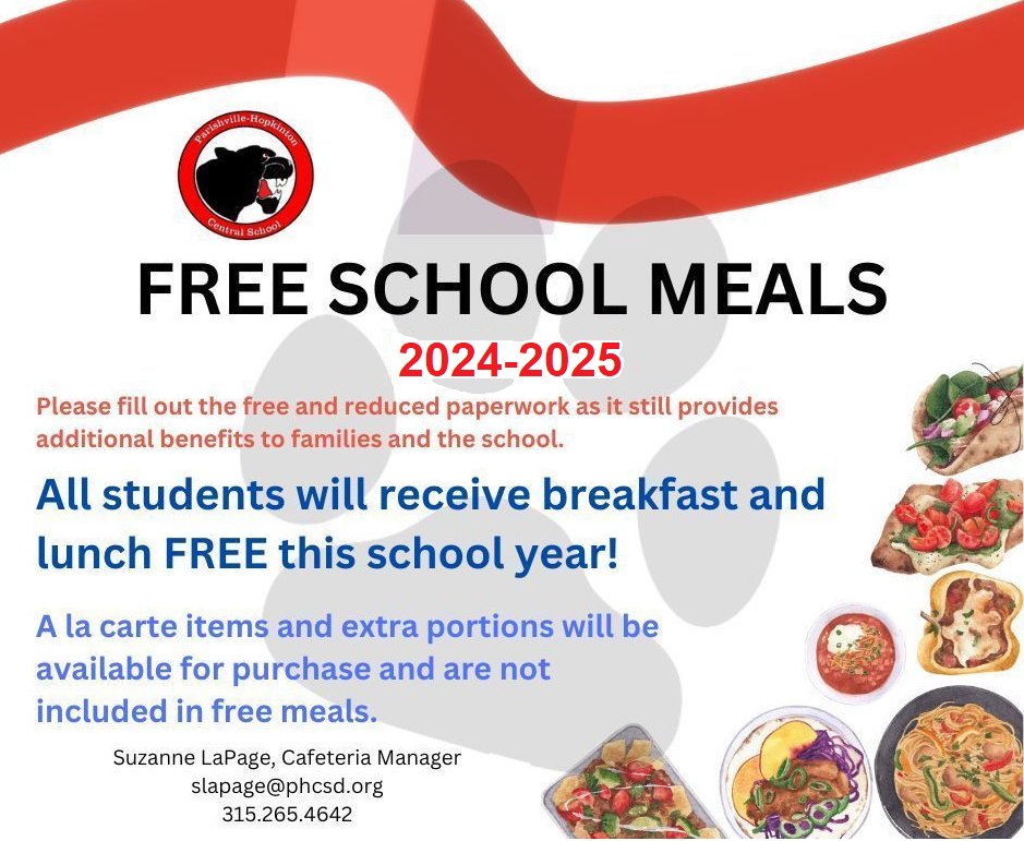 2024-2025 Meal Prices - FREE