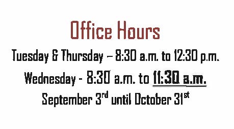 Tax Collector Hours and Contact Information