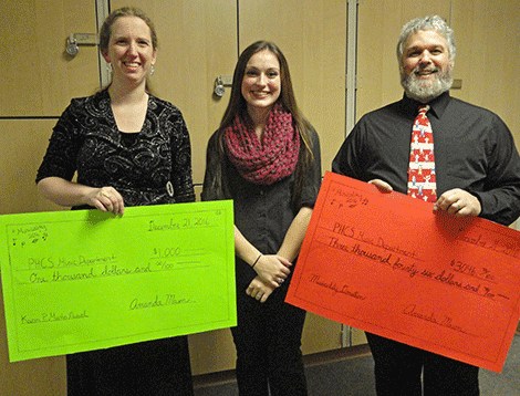 Musicality' Founder Presents PHCS Music Department with $4,000