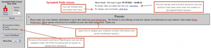 Edit Personal Information Instructions