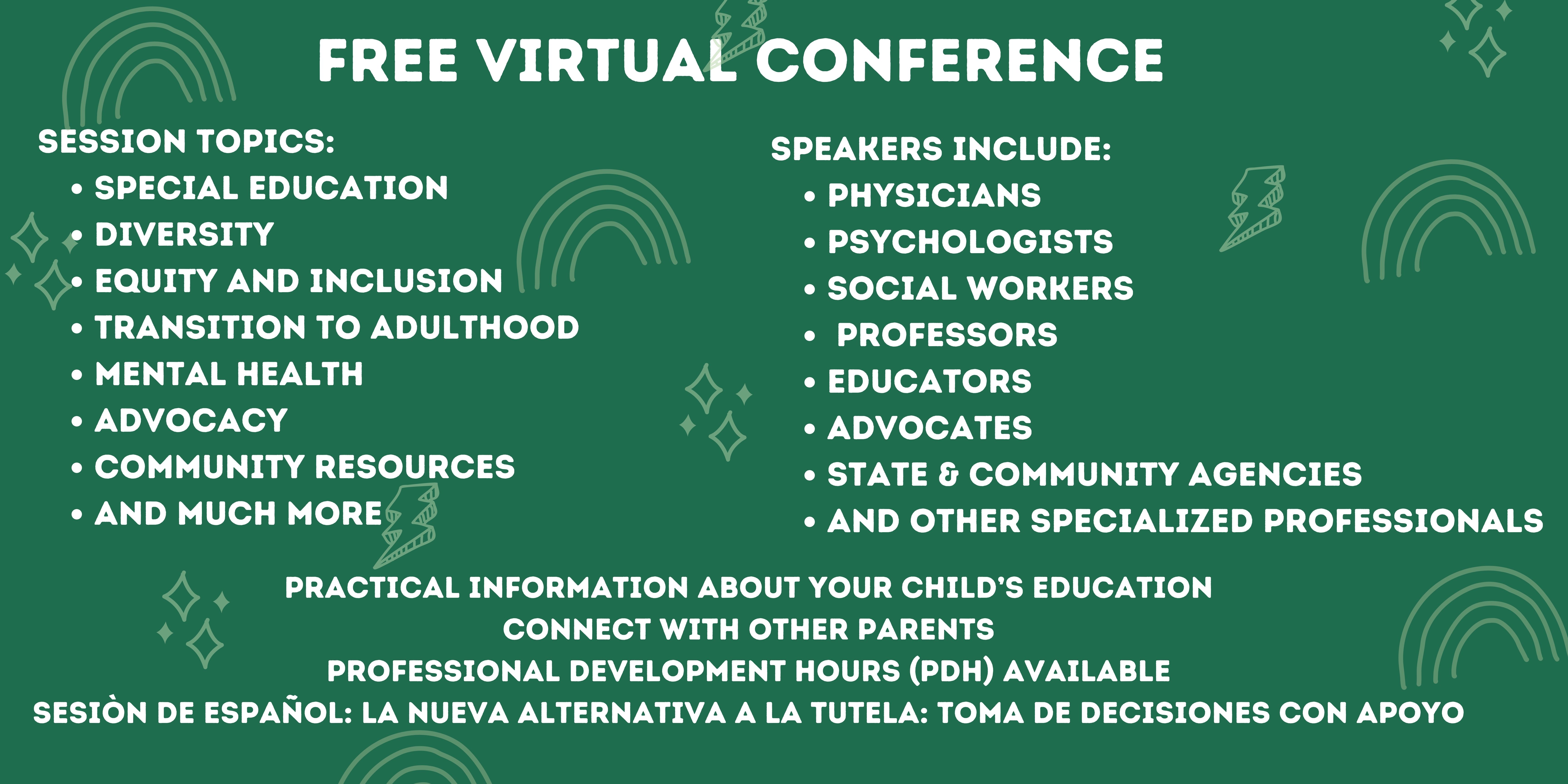 update virtual conference