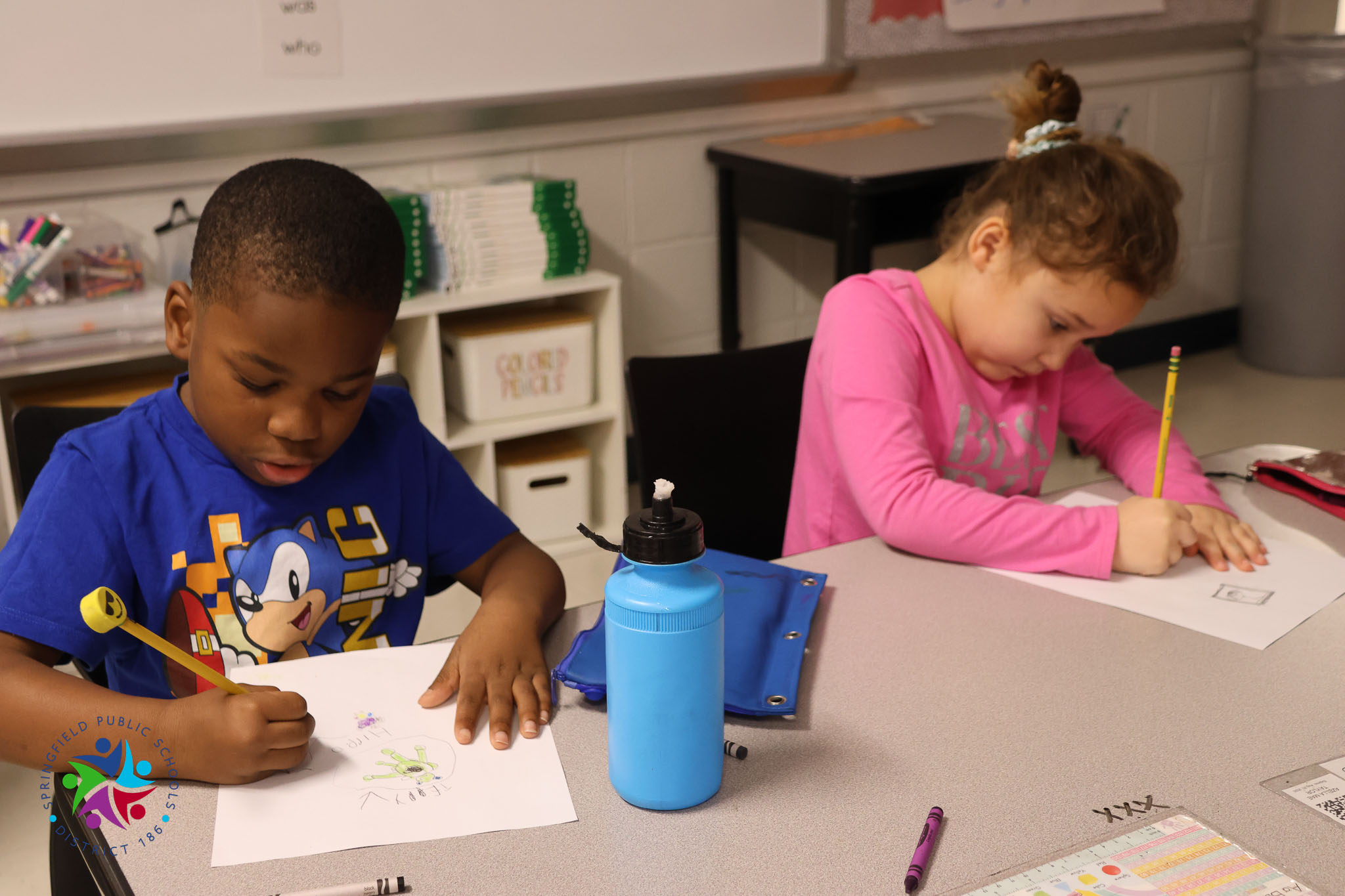 students working on assignment 