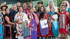 People in traditional Indian attire