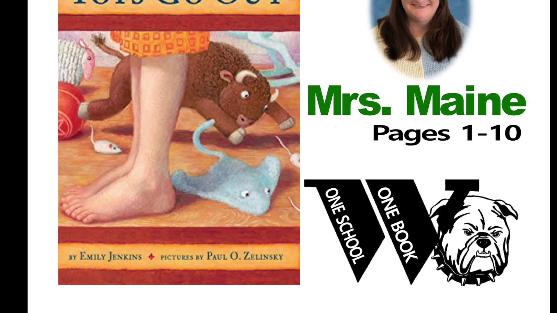11/2/22 - One School, One Book; Pages 11-20