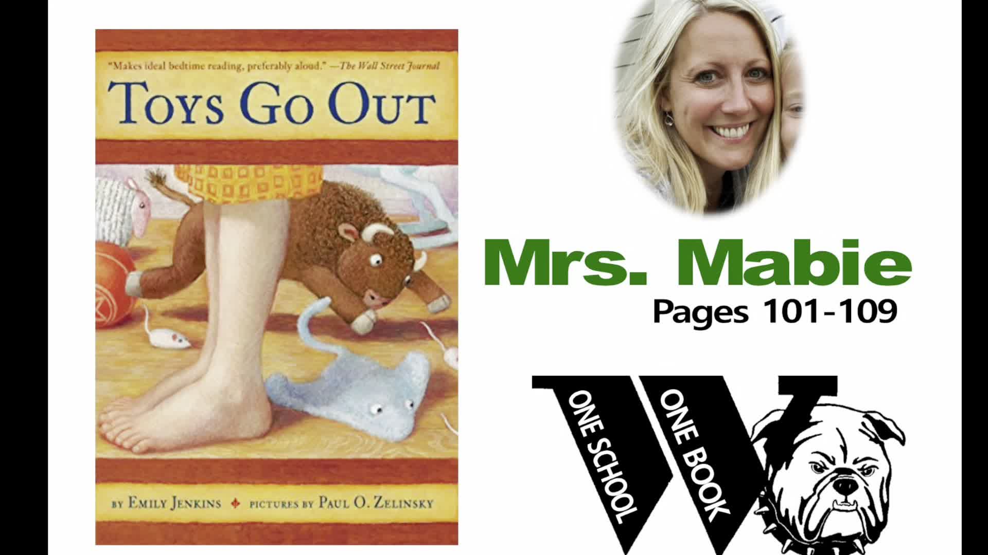 11/29/22 - One School, One Book; Pages 101-109