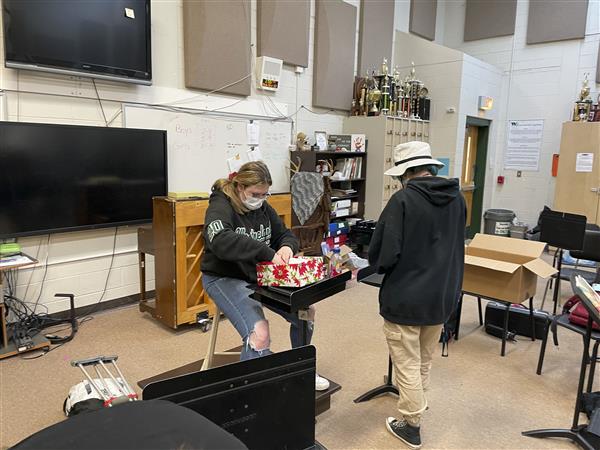 December 2021 - Tri-M Music Honor Society Participates in “Operation Christmas Child”