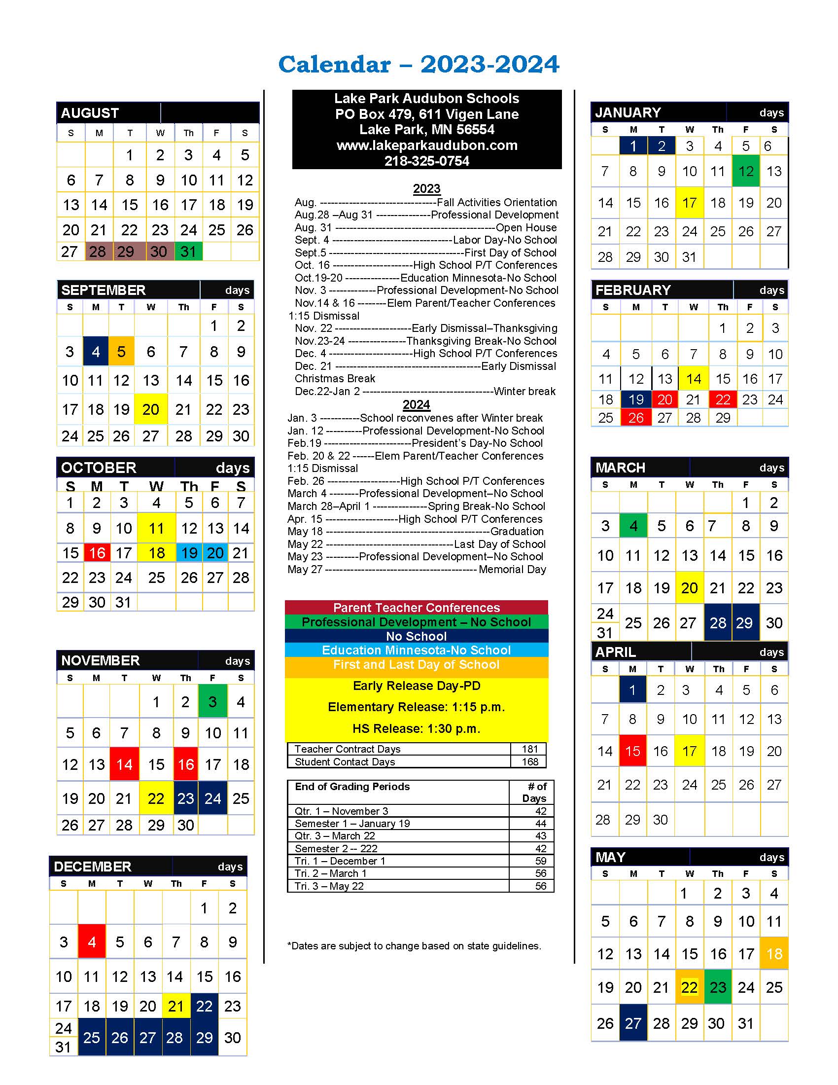 Final District Calendar 9.18.23