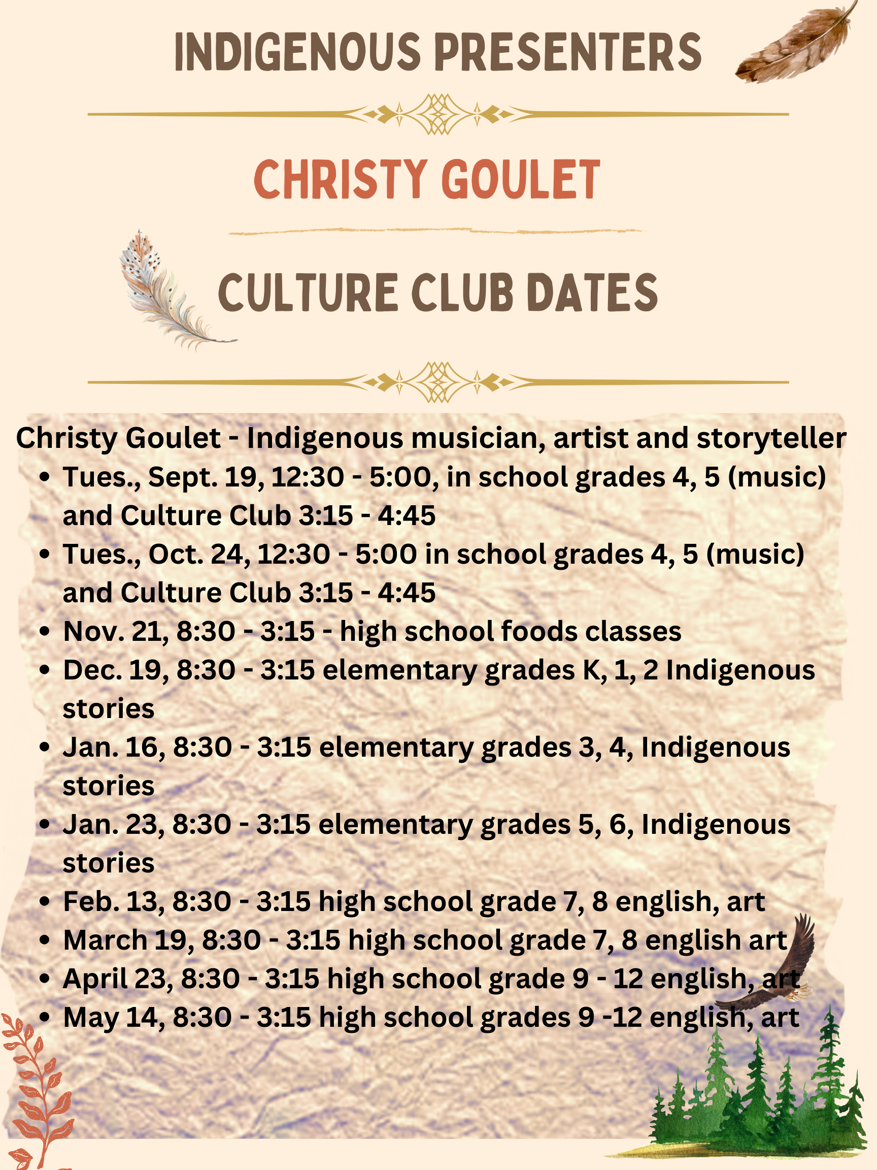 Culture Dates