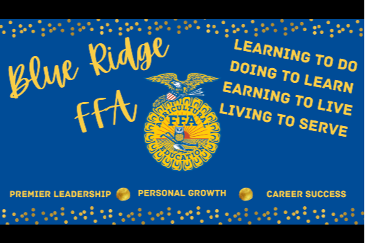 Blue Ridge FFA, learning to do, doing to learn, earning to live, living to serve