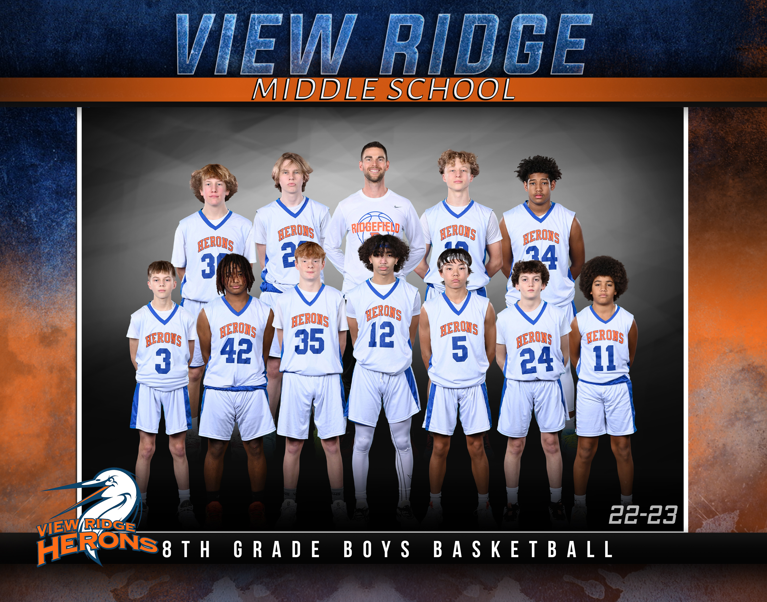 2023 8th Grade Boys' Basketball Team