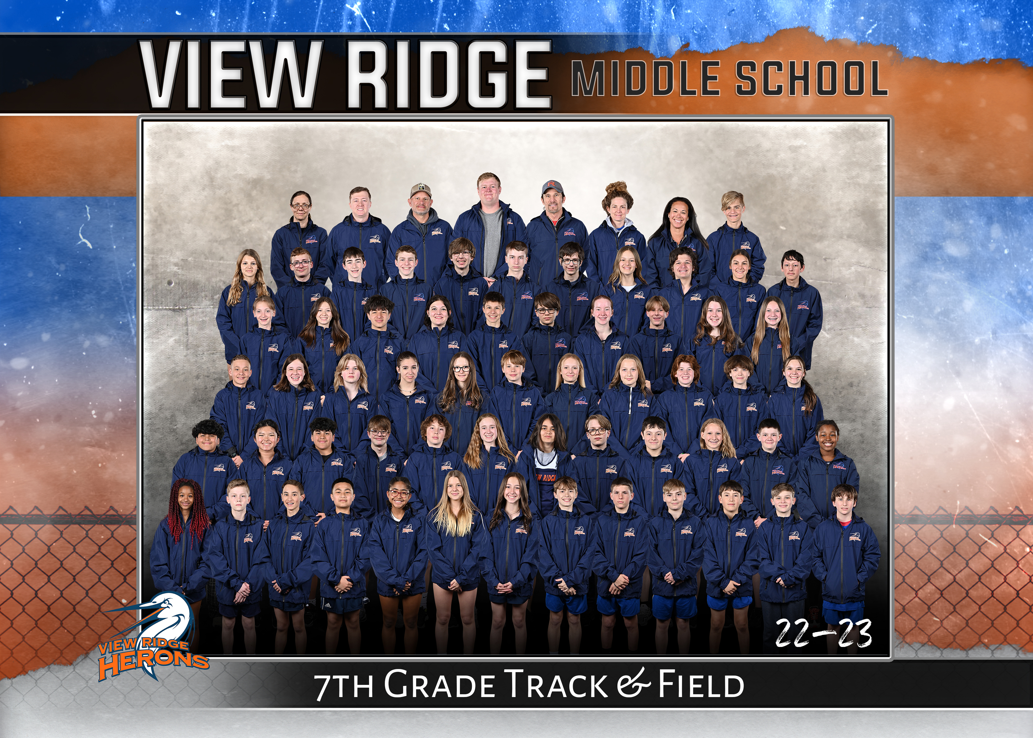 22-23 7th Grade Track and Field Team