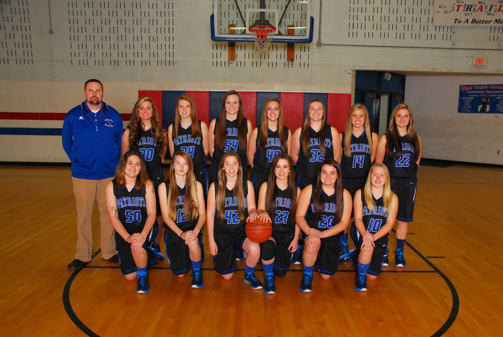 Girls Basketball team group photo