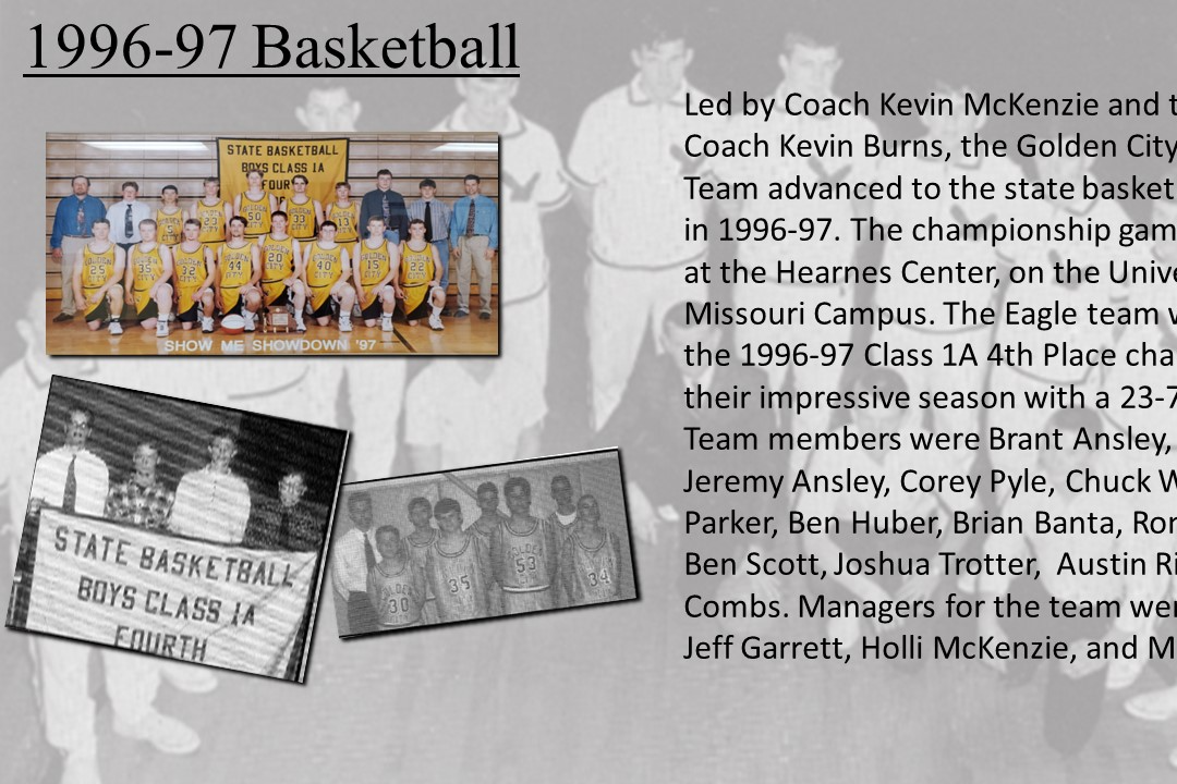 1996-97 Basketball Team Information