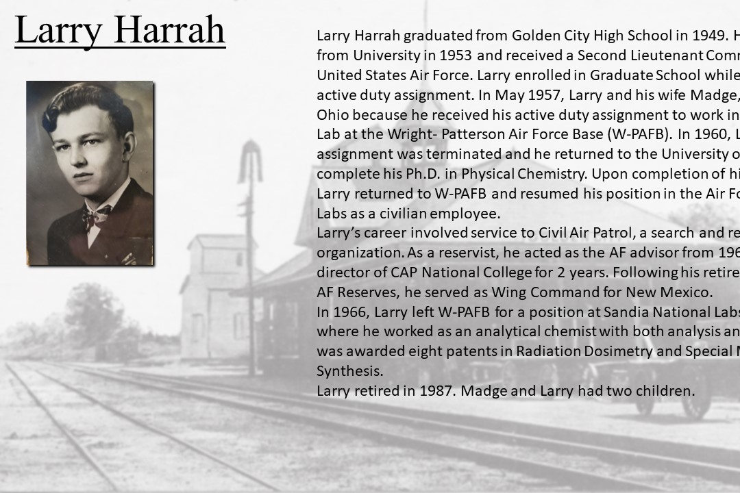 Larry Harrah Information
