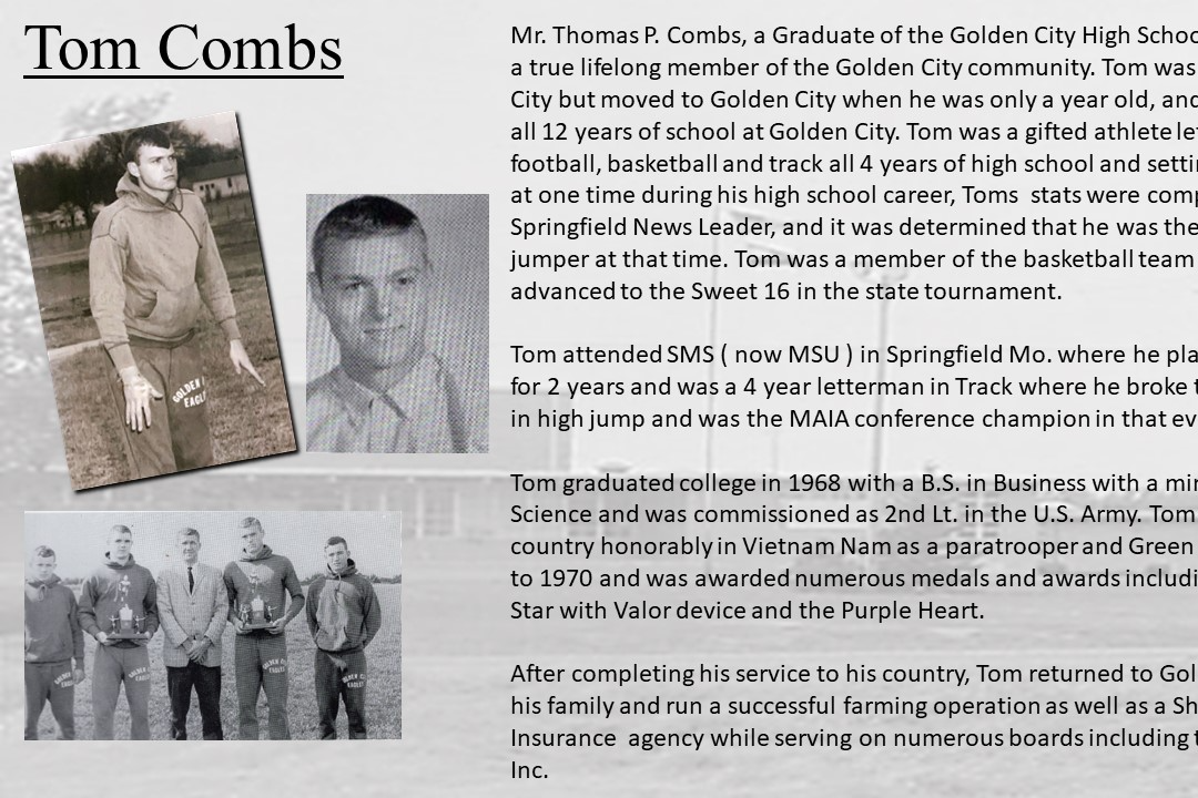 Tom Combs Information