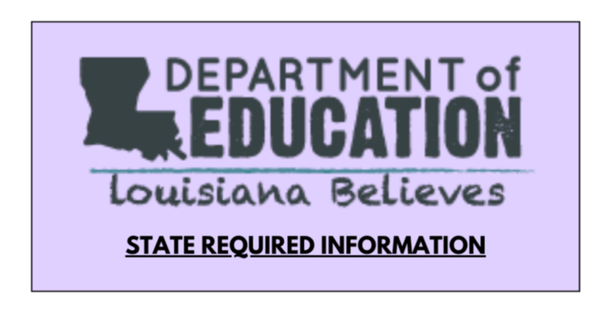 LDOE State Required Information