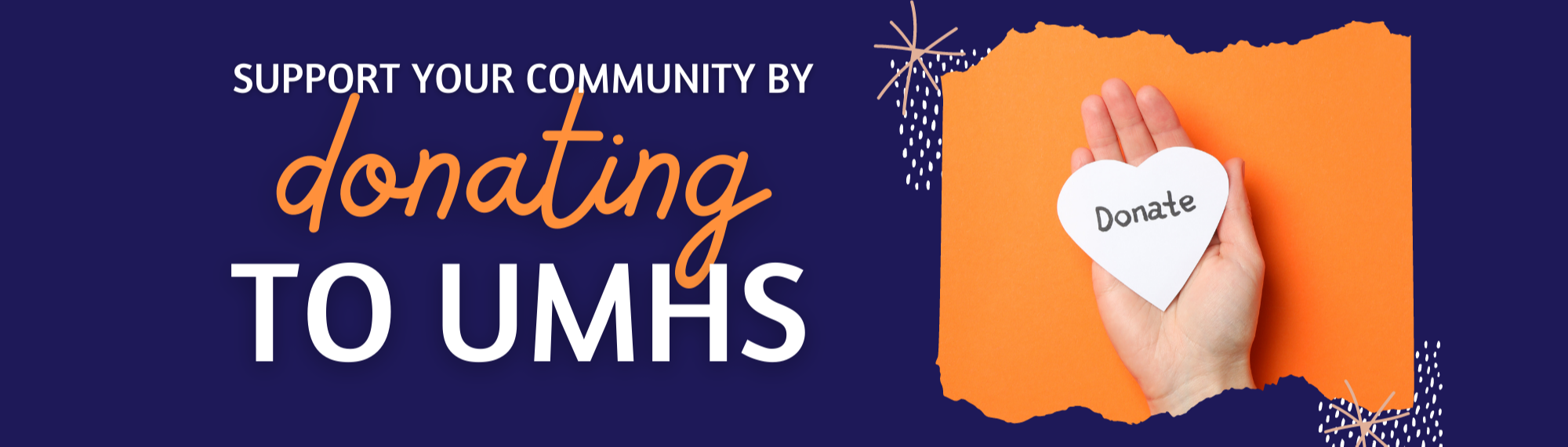 Donate to UMHS Banner