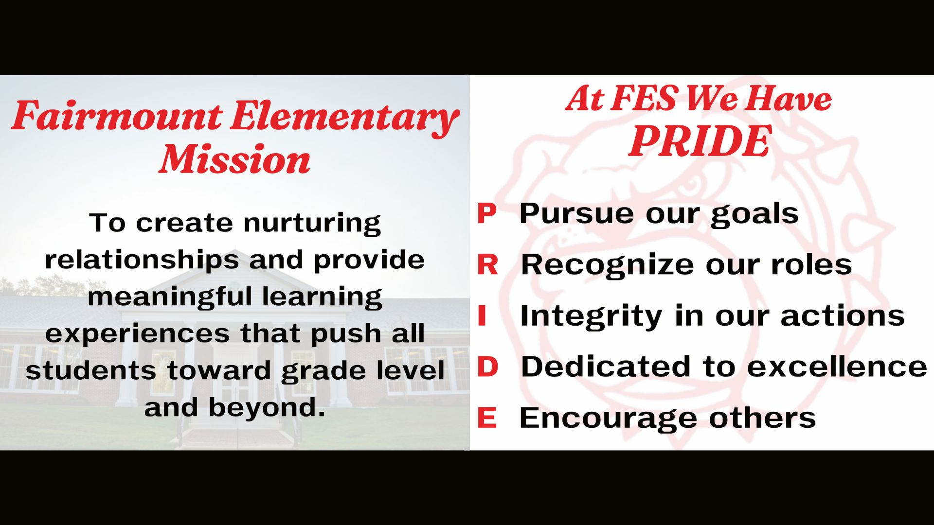 FES Mission statement