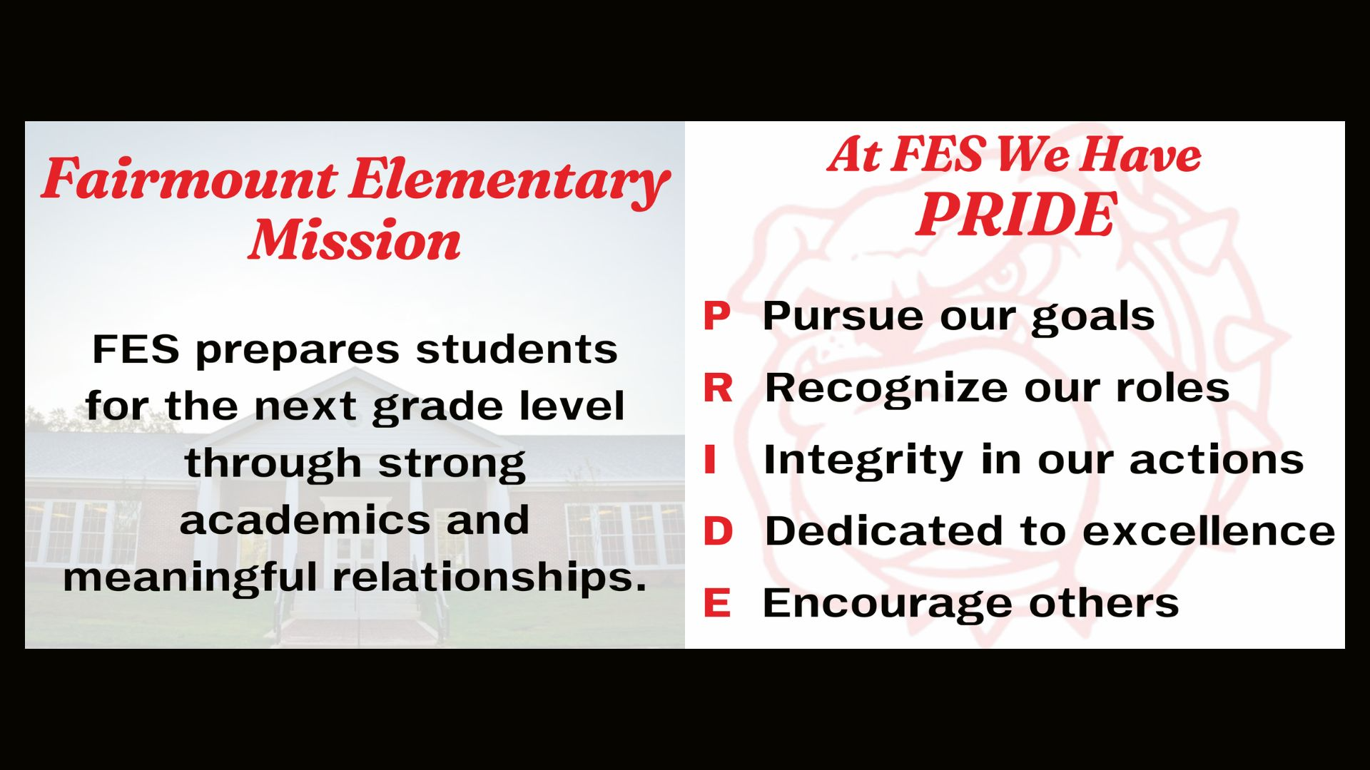 FES Mission statement