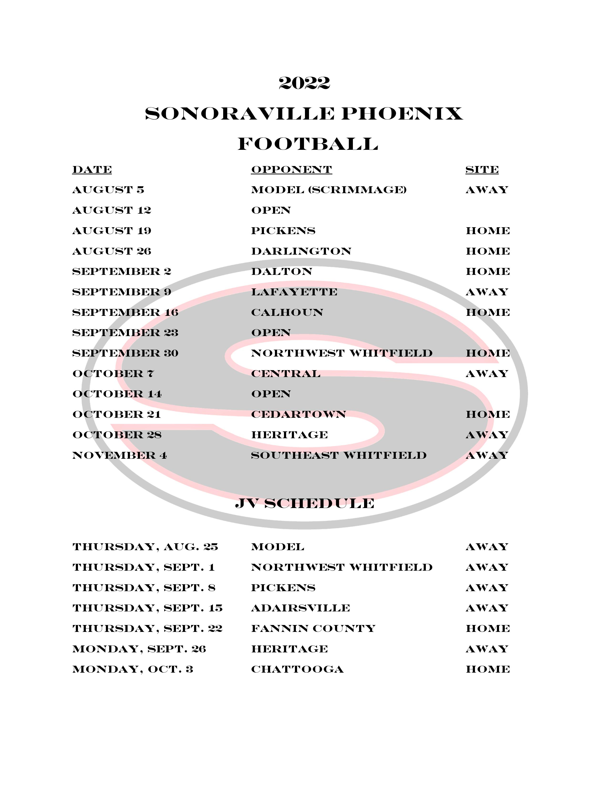 Football Sonoraville High School