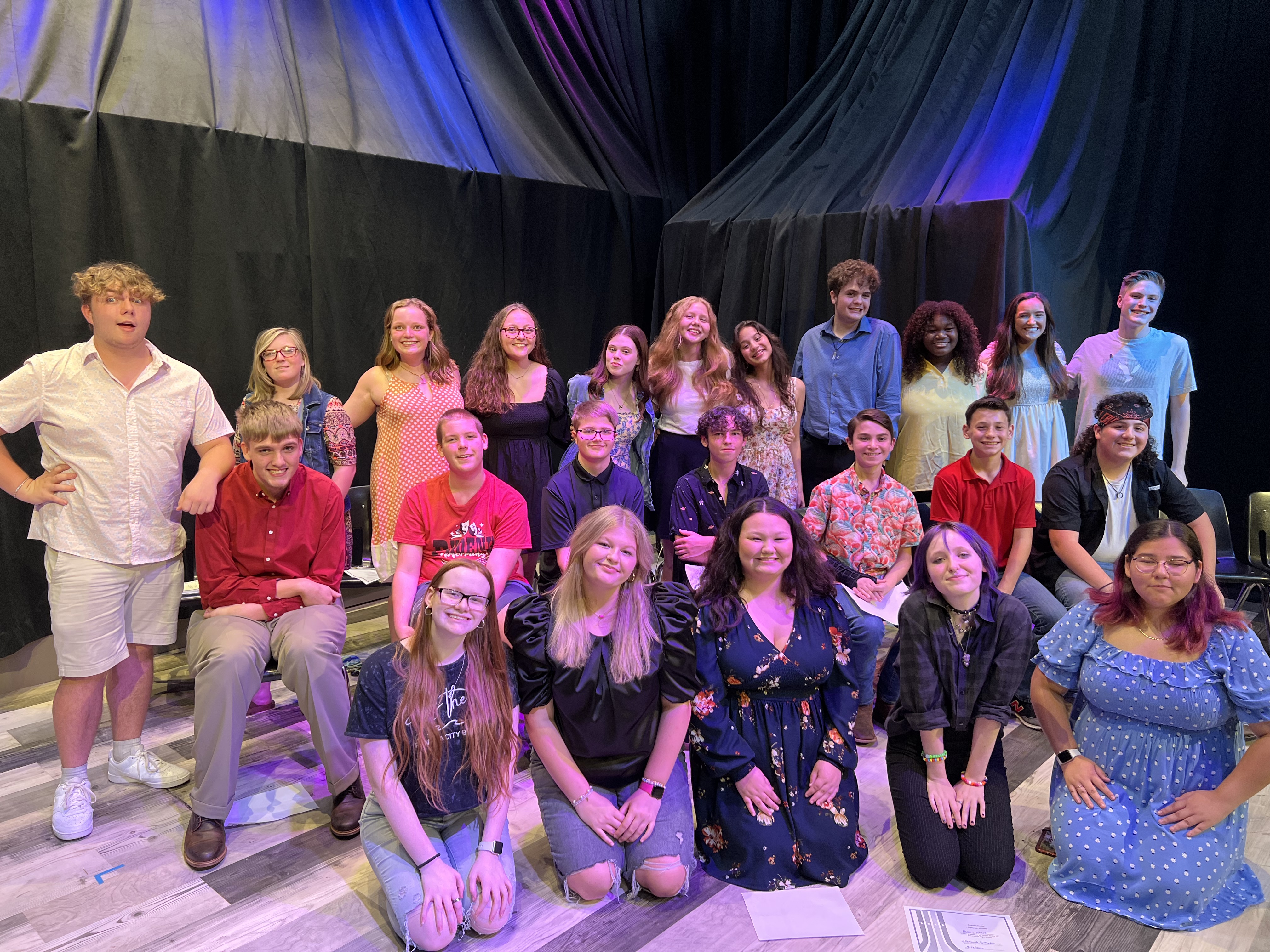 Thespian Society Induction