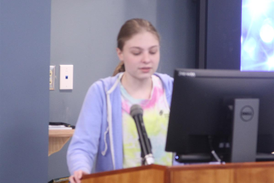 Female student speaker