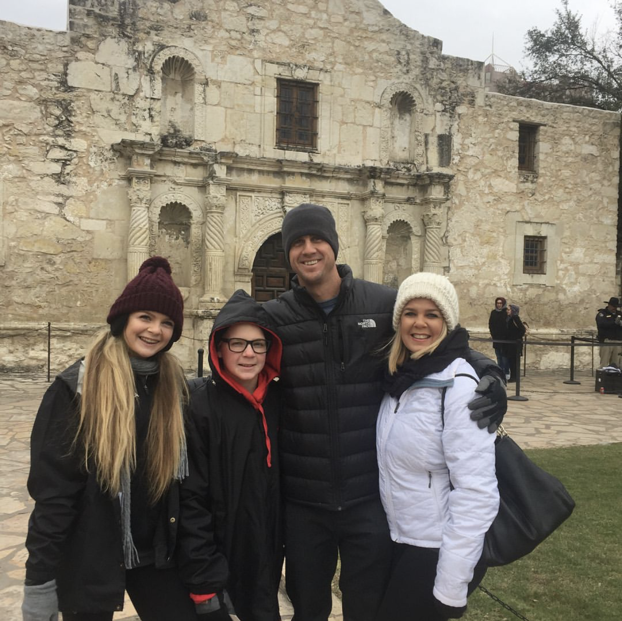 Visiting the Alamo with my family