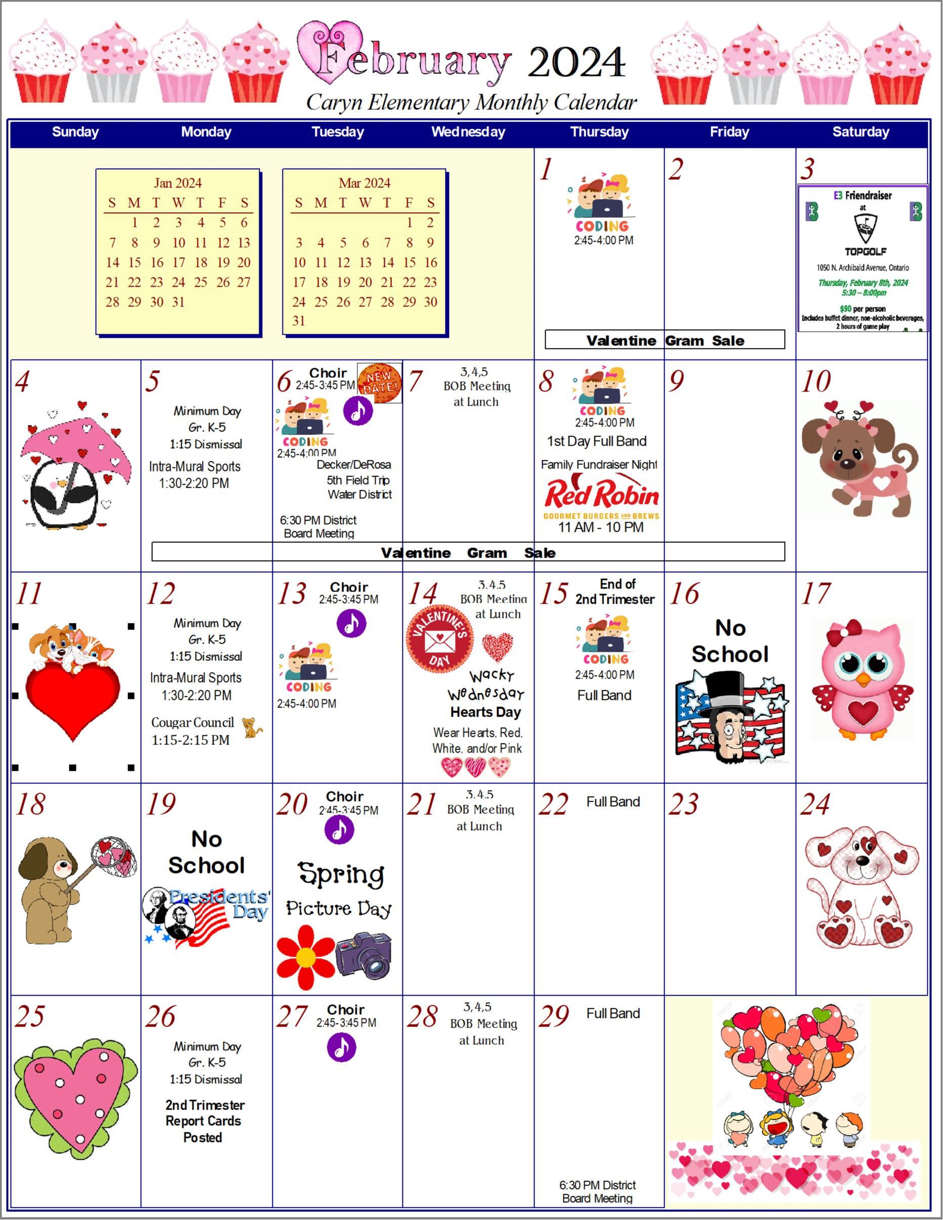 February 24 Calendar