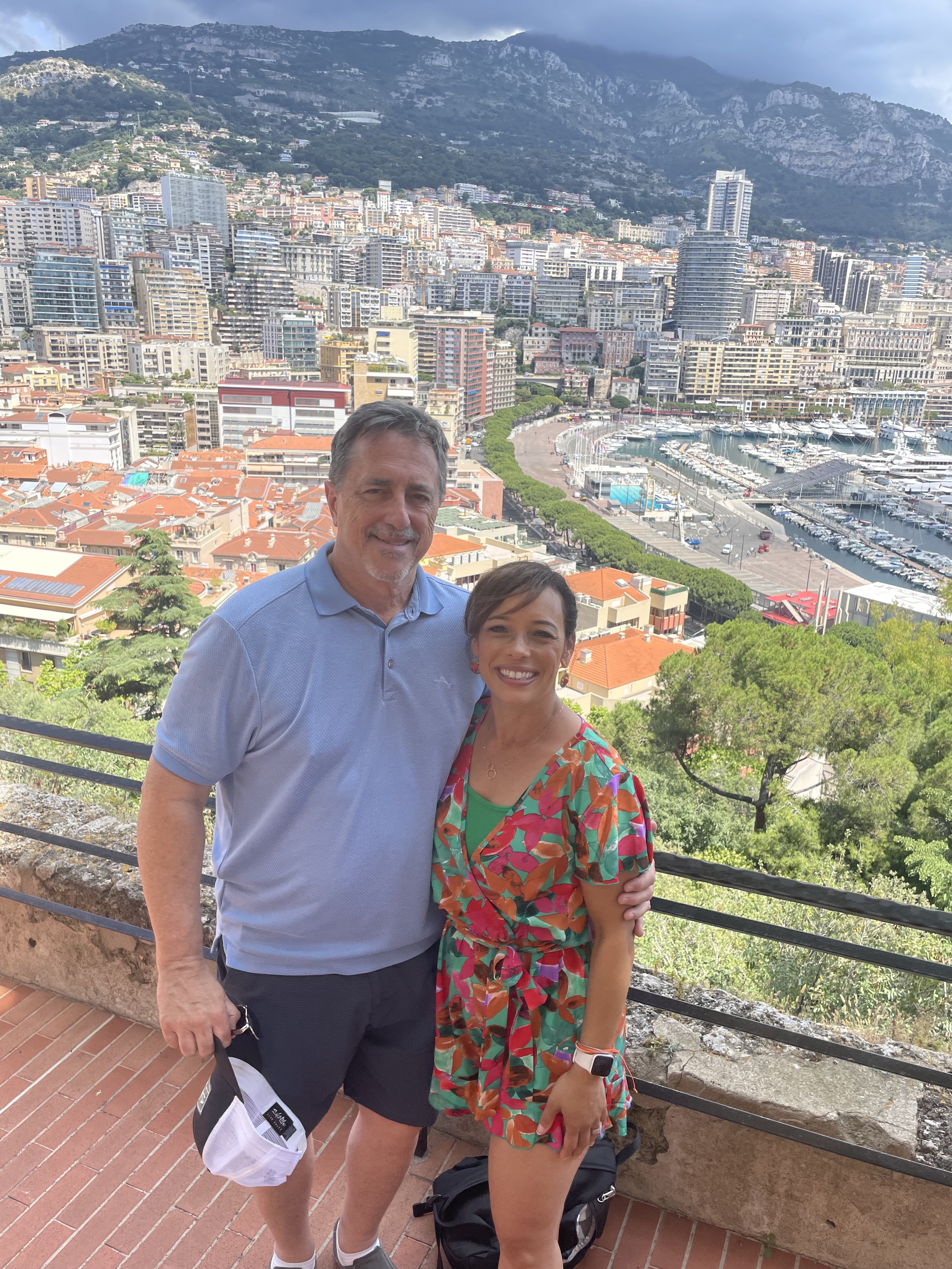 mrs. blake and her husband in europe