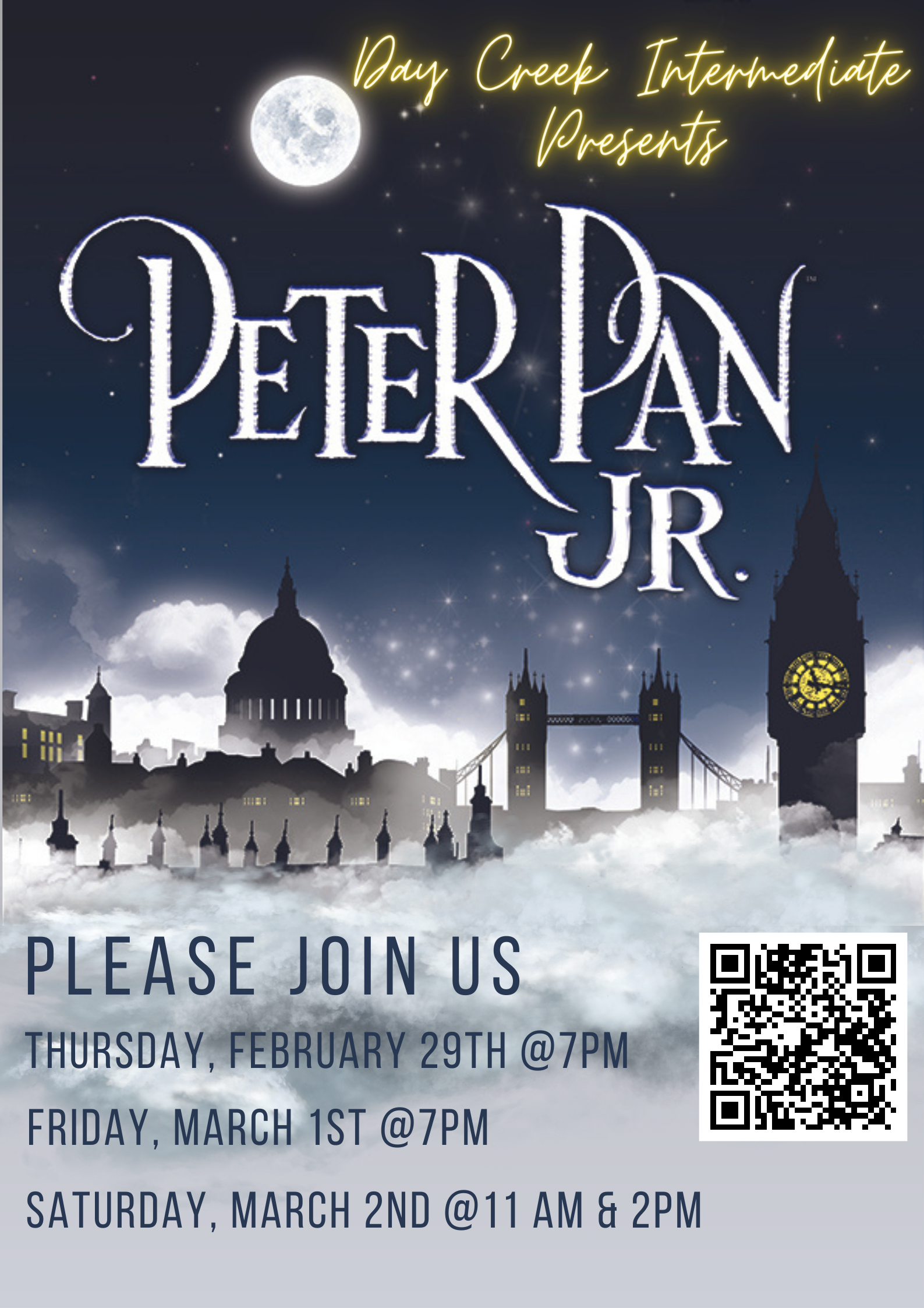 Peter Pan Performance Coming Up!