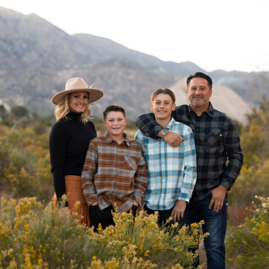 Gina Kellogg and family