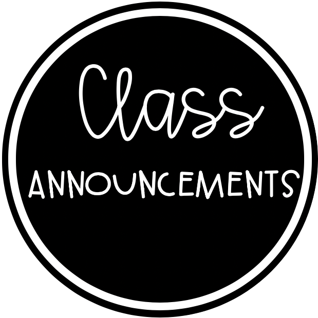 class announcements
