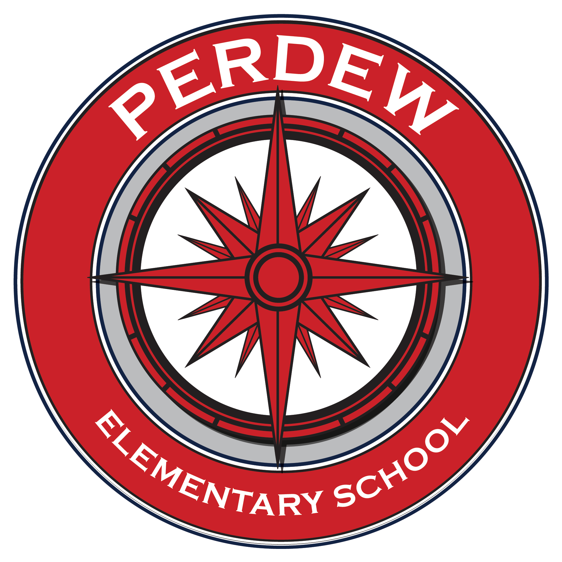 Perdew Elementary School Logo